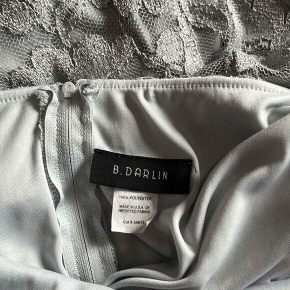 Grey long dress /Size L - Picture 12 of 12